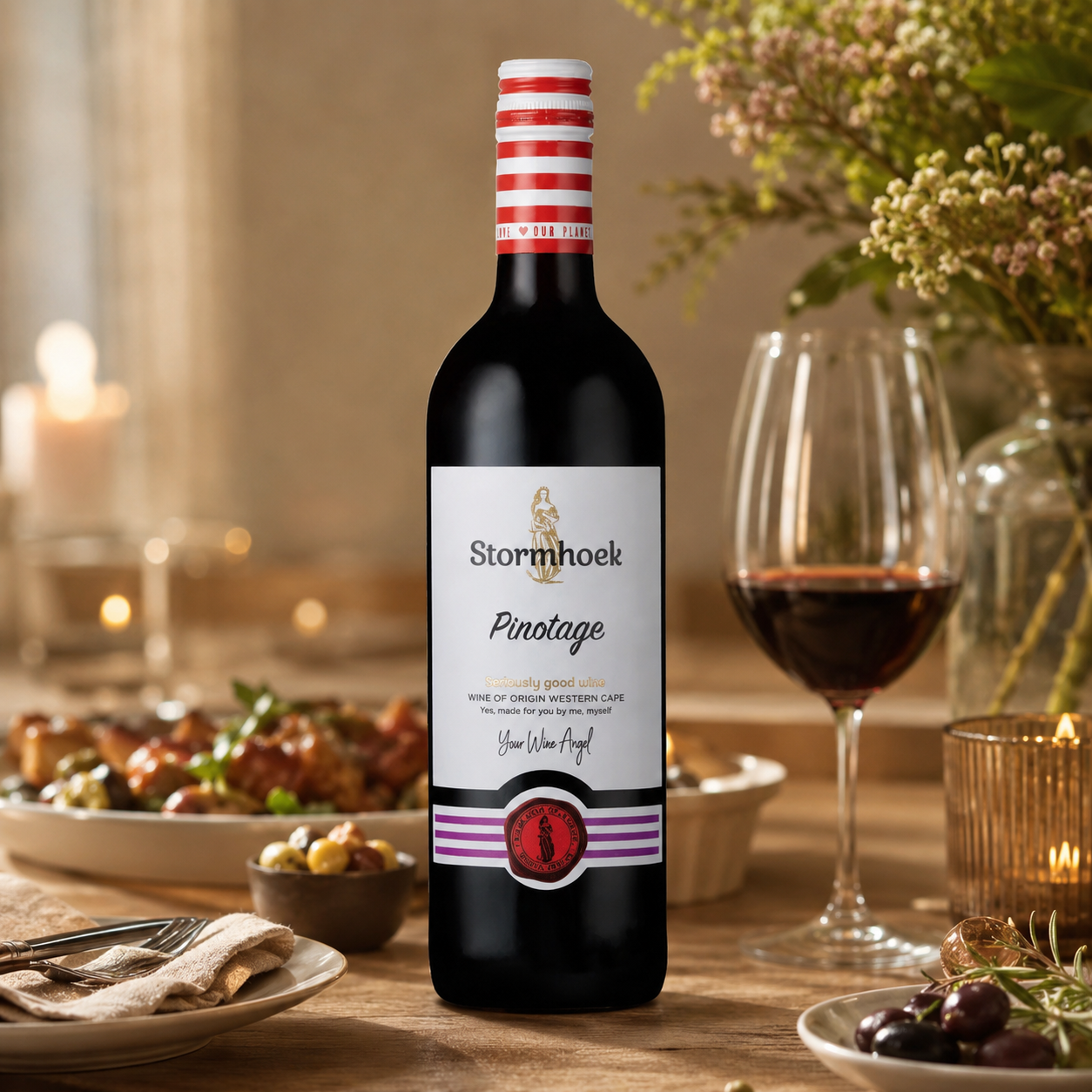 Garrafa de Stormhoek Pinotage/Malbec