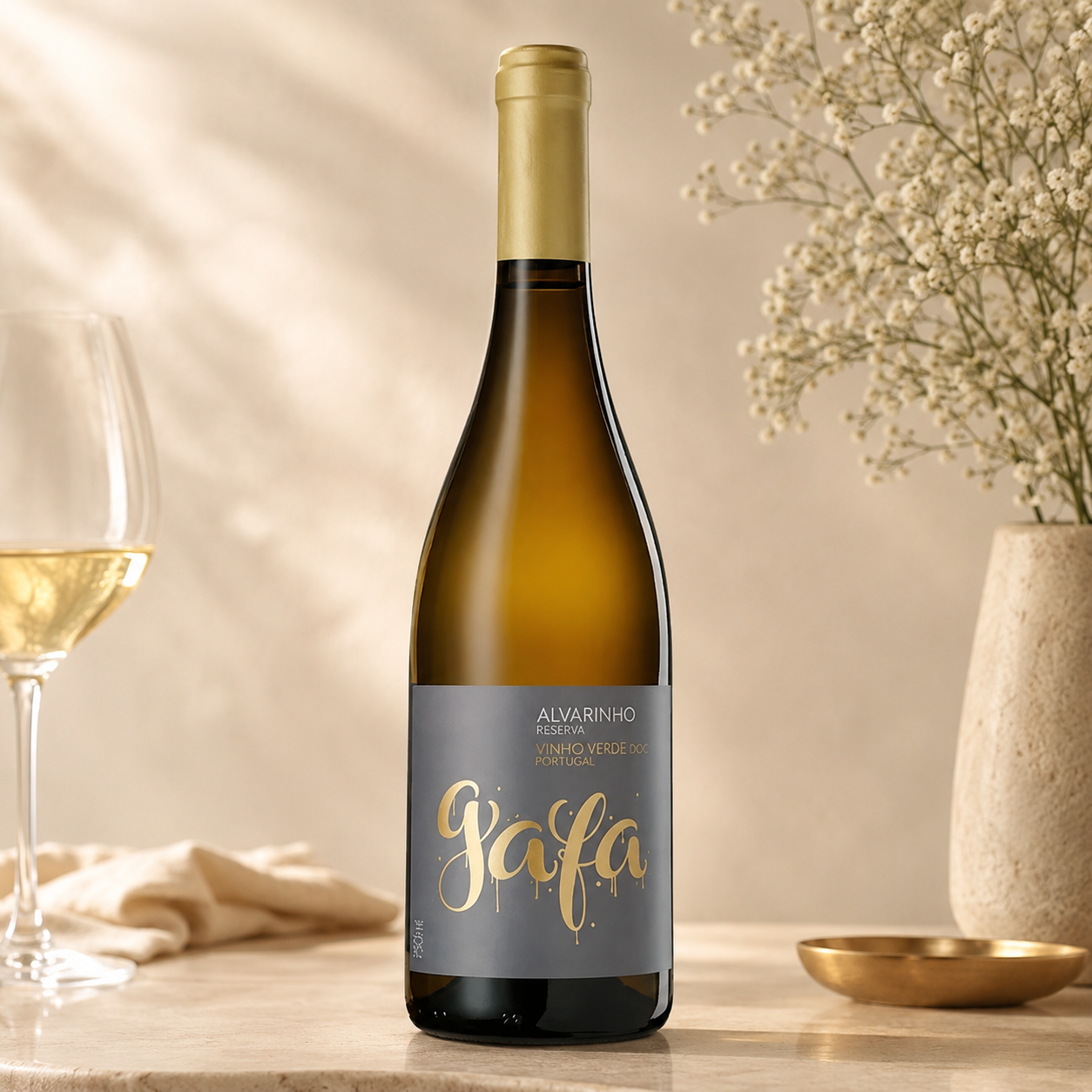 Garrafa de Gafa Reserva Alvarinho D.O.C.