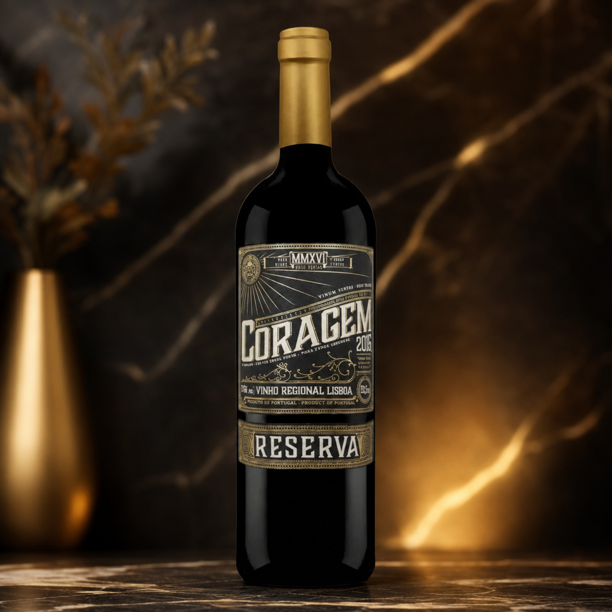 Garrafa de Coragem Reserva Tinto